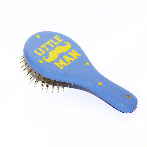 Personalized Wood Hair Brush For 1 Year Olds