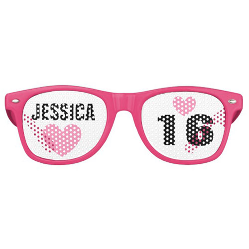 16th Birthday Retro Sunglasses