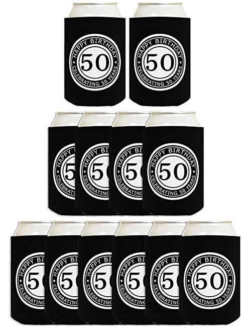 50th Birthday Drink Coolers