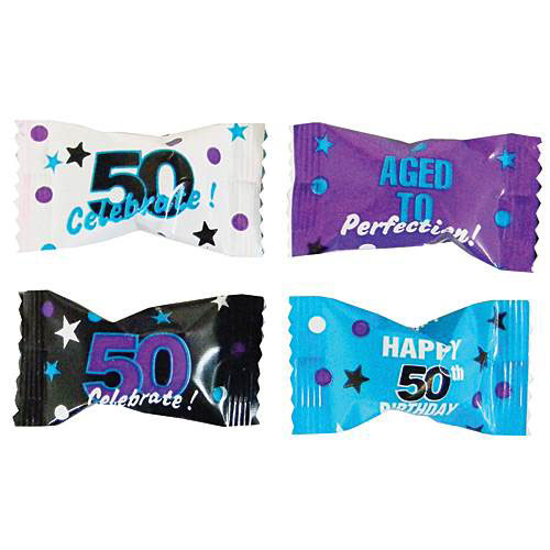 50th Birthday Party Mints