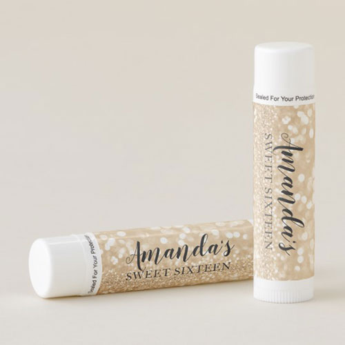 Personalized Lip Balm Party Favors
