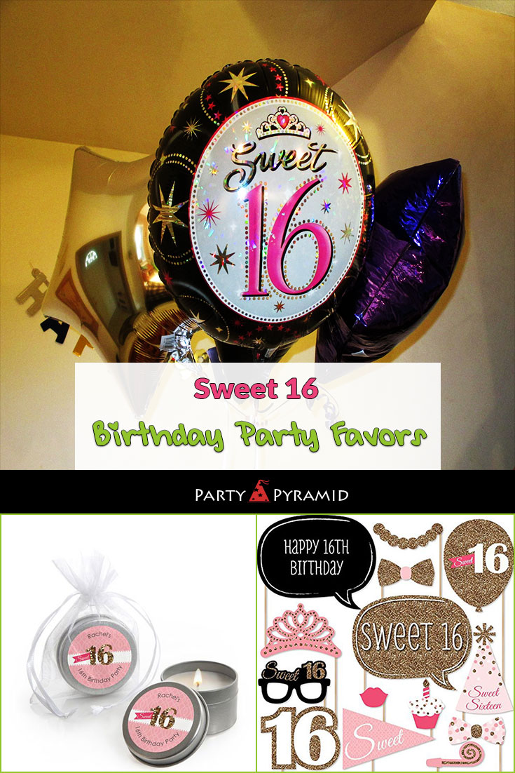 Sweet 16 Birthday Party Favors Large